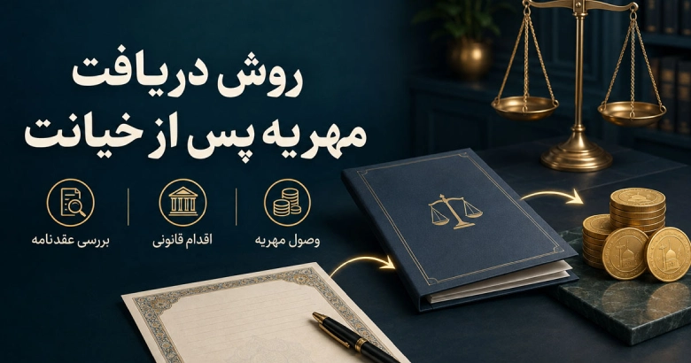 روش دریافت مهریه پس از خیابنت