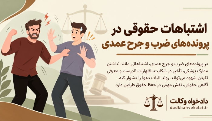 پرونده های ضرب و جرح عمدی